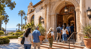 Mediterranean Courtyard Entrance Tour
